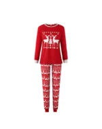 Pyjama de Noël Renne et Sapin Rouge pour la famille