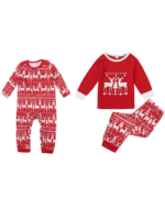 Pyjama de Noël Renne et Sapin Rouge pour la famille