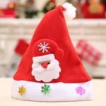 Bonnet de Noël Led Lumineux Père Noël