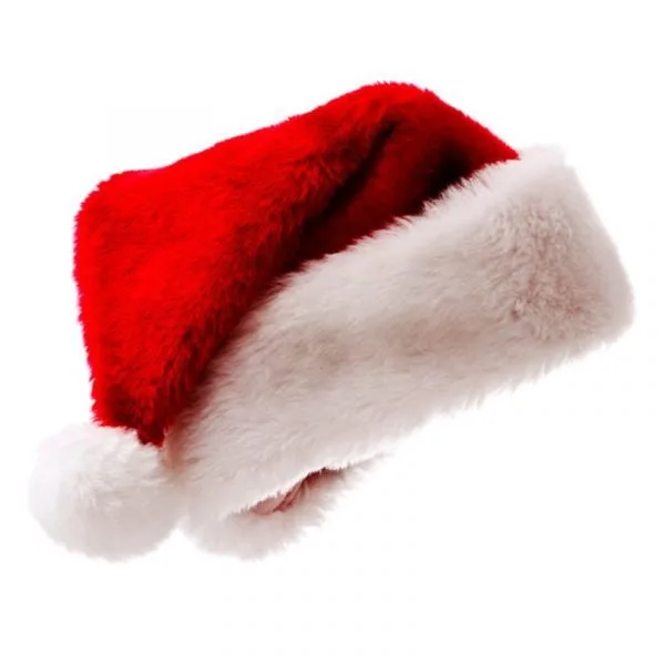 Bonnet de Noël du Père Noël rouge original