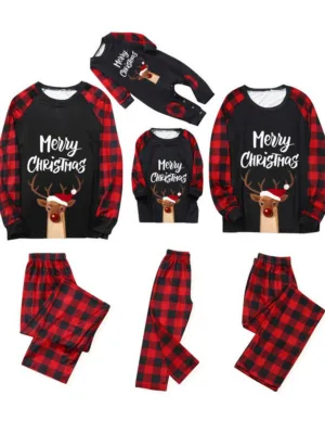 Pyjama de Noël Renne coquin et son Gros nez rouge