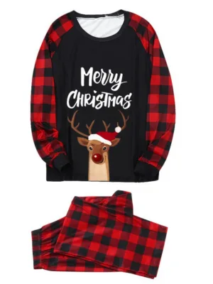 Pyjama de Noel Renne coquin avec grand nez rouge modele adulte