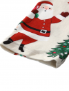 Pyjama de Noël imprimé Joyeux Noël avec un Bonhomme de neige, blanc et noir