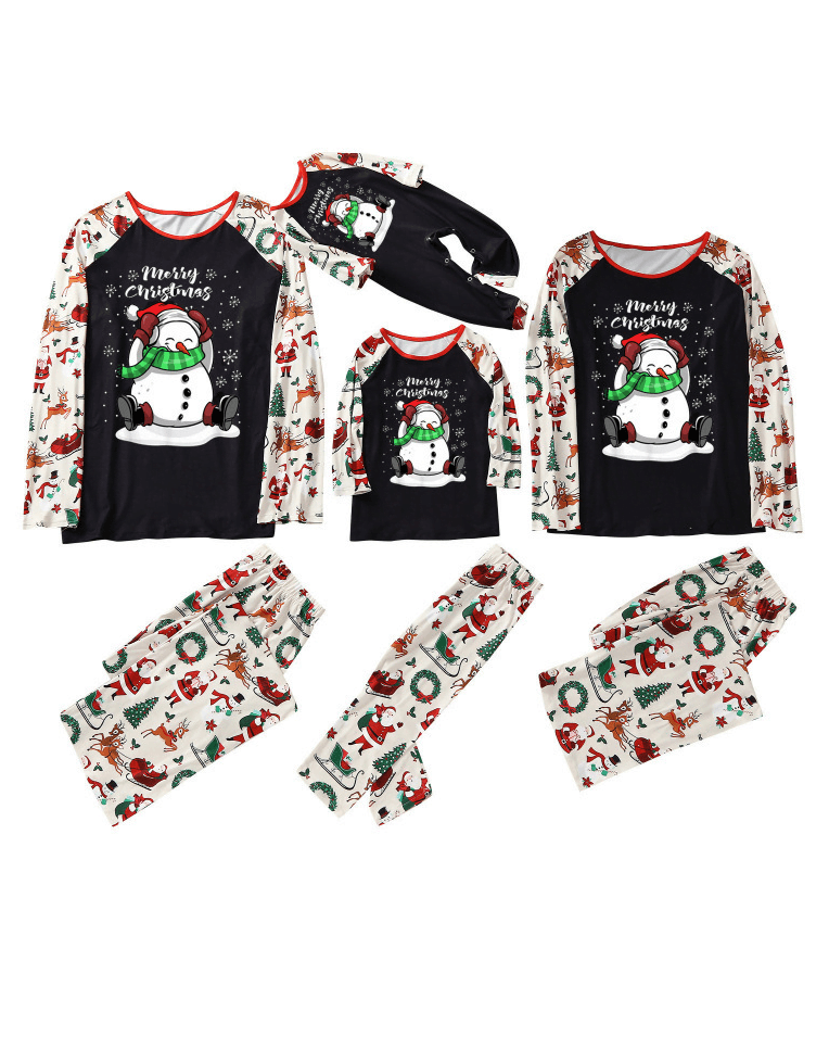 Pyjama De Noël Famille "Motifs De Noël" | La Maison De Noël