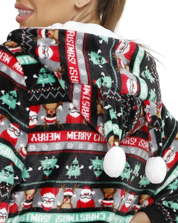 Combinaison Pyjama de Noël Merry Christmas pour Couple