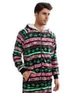 Combinaison Pyjama de Noël Merry Christmas pour Couple