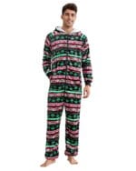 Combinaison Pyjama de Noël Merry Christmas pour Couple