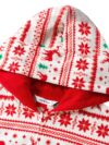 Pyjama de Noël combinaison à motifs hivernaux rouge