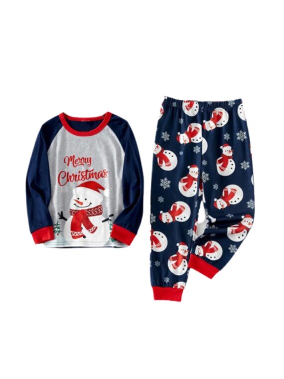 Pyjama de Noël Bonhomme de Neige Habillé