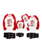 Pyjama de Noël 3 petits bonhommes Ho Ho Ho