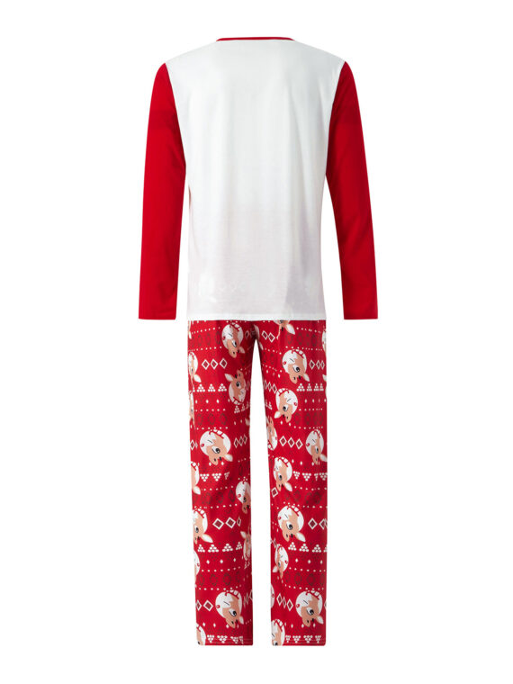 Pyjama de Noël Jeune petit Renne habillé du Pull de Noël