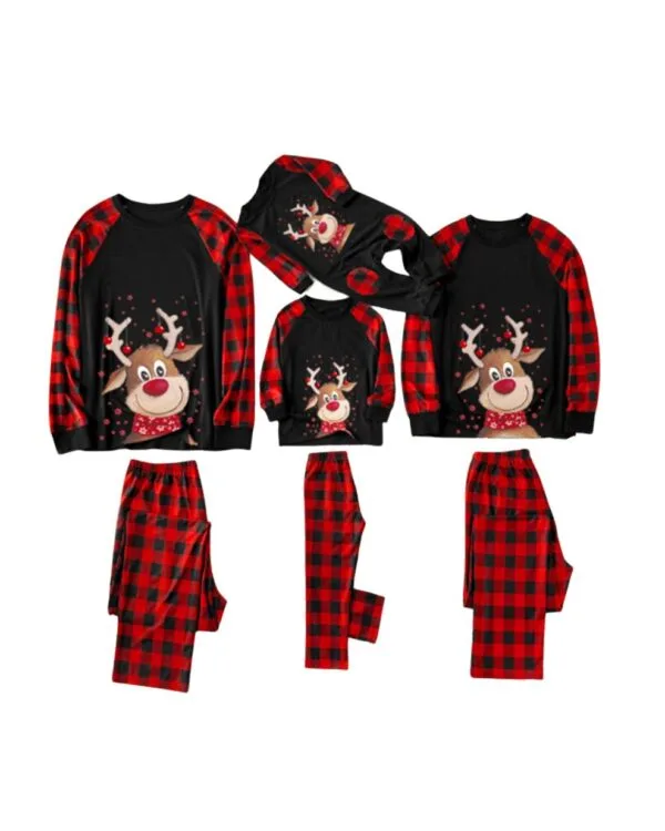 Pyjama de Noël Renne au Grand sourire