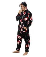 Combinaison de Noël motif Père Noël, Couples, Homme, Femme