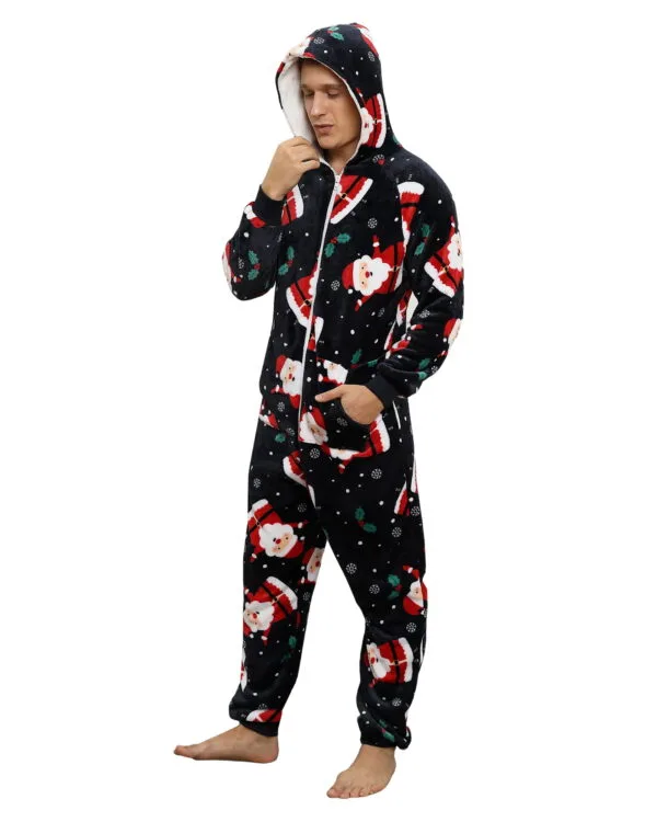 Combinaison de Noël motif Père Noël, Couples, Homme, Femme