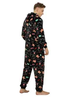 Combinaison de Noel couple Bonbons de Noel modele homme 1