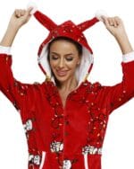 Combinaison de Noël Chatons Enguirlandés pour Femme
