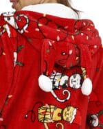 Combinaison de Noël Chatons Enguirlandés pour Femme