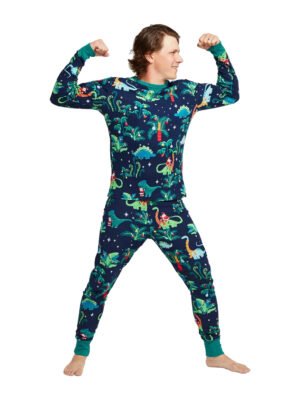 Pyjama familial Père Noël Dresseur de Dinosaures