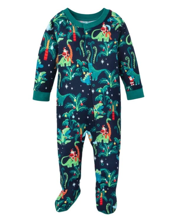 Pyjama familial Père Noël Dresseur de Dinosaures